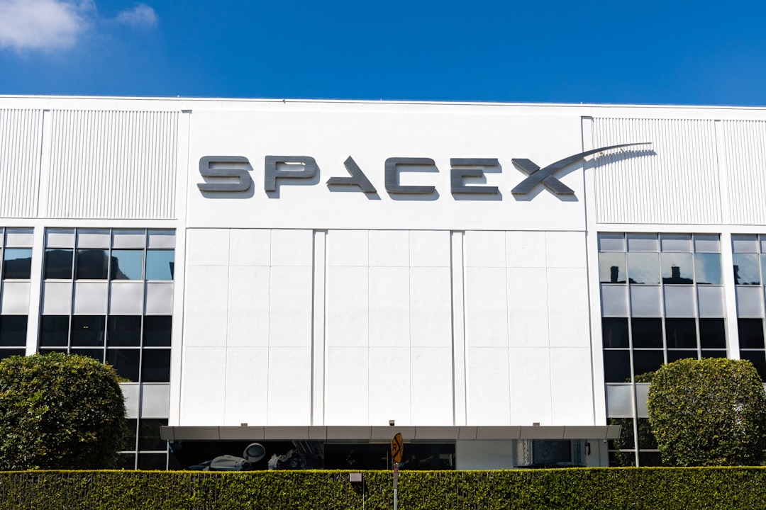 Headquarters of SpaceX in Hawthorne, California, in March 2024.
