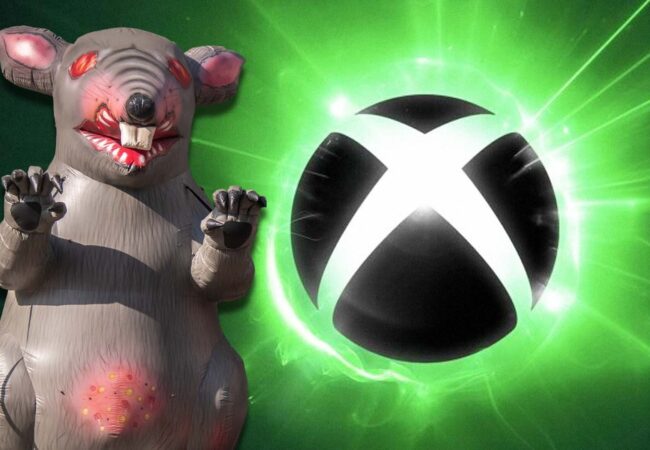 Giant rat greets Xbox brass amid Bethesda layoffs protest