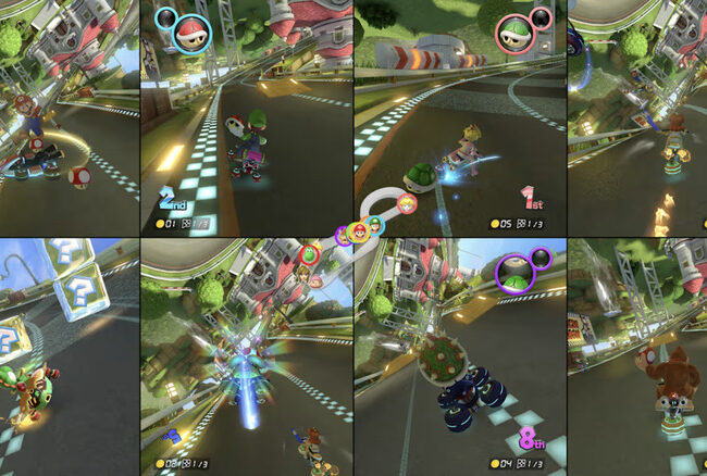 Mario Kart 8 Deluxe update adds eight-player split-screen