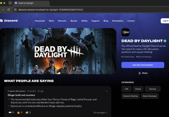 Public chats in Discord Discoverable Servers go searchable